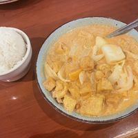 Massaman curry with tofu at Mai Thai in Orange