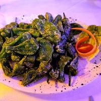 Pimientos de Padron. at Da Giovanni in Tossa De Mar