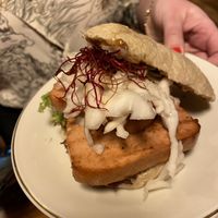 Leberkässemmel  at Zur Alten Fleischerei in Muenster