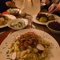 vegane Käsespätzle at Zur Alten Fleischerei in Muenster