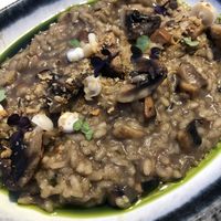 Mushroom risotto, wat really good!!  at Esan in Rhodes