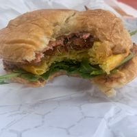 Croissant sandwich  at Chubby Bunny in Portland