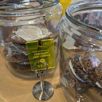 Treat selection (pop tart and scones hiding behind cookie jar) at Ugly Duck in Rochester