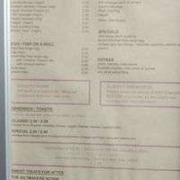 Menu at The Kiltmakers Coffee Shop in Cupar