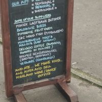 Sources listed at The Kiltmakers Coffee Shop in Cupar