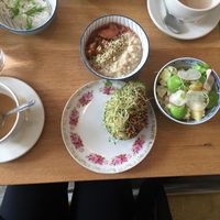 3 options vegan brunch and coffee at Flät no 14 in Helsinki