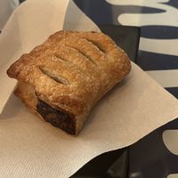 vegan pastry with chocolate filling  at My Land in Alberobello