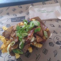 Fries with vegan Döner at VINCENT - Hauptbahnhof Hamburg in Hamburg