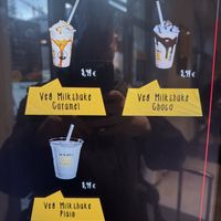 Menu (milkshakes).  at VINCENT - Hauptbahnhof Hamburg in Hamburg