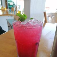 Home made bolo ice tea at Bolo Steak House in Vama Veche