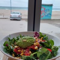 Salad with avocado at Bolo Steak House in Vama Veche