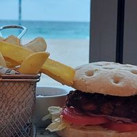 Burger (fries included) at Bolo Steak House in Vama Veche