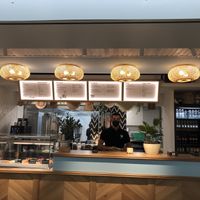 Food stand at the first floor of the train station  at Oh My Greek in Winterthur