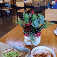 Classic avocado toast (comes with two pieces of toast) at Lumina Coffee Co in Rome