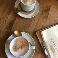 Cappuccino -> 3,20€  at Glückskind in Rostock