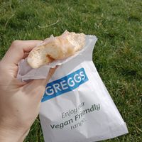 Sugar dounut, very nice (forgot the picture at first 😋) at Greggs in Manchester