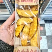 Spicy wedges  at Greggs in Manchester