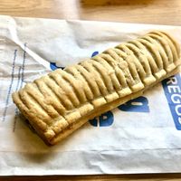 Sausage roll  at Greggs in Manchester