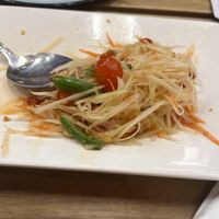 Papaya salad   at Kao Sarn Thai in Falls Church