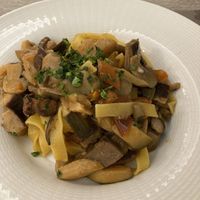 pasta with vegetables at Tilibbas in Olbia
