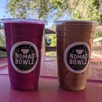 2 smoothies are better than one! at Nomad Bowlz in Palisade