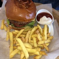 vegan burger   at Giorgos in Rhodes