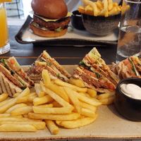 Vegan Club Sandwich at Giorgos in Rhodes
