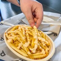 Pub fries 🤤 so crispy. Aioli was amazing, wish there was more on the fries! at PlantPub in Cambridge