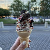 Soft serve for the win!!  at PlantPub in Cambridge