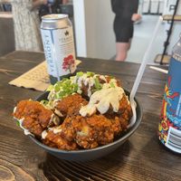 Cauliflower wings  at PlantPub in Cambridge