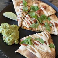 Chicken Quesadilla  at PlantPub in Cambridge