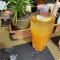 Homemade Passion fruit lemonade  at Peter Pane in Cologne