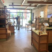 Inside at Greenhouse Juice - Queen St in Toronto