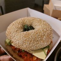 Bagel at Market by Jeremy in Luxembourg City