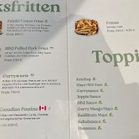 Menu   at Frittenglück  in Koblenz