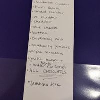 Carmel and Salted Carmel should be on this list at Coastal Maine Popcorn in Boothbay Harbor