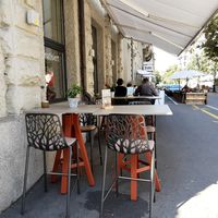 Outdoor seating at Bolero in Luzern