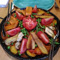 Vegan paella at Bolero in Luzern