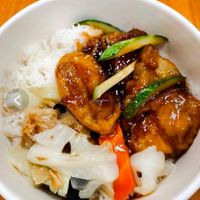 Rice with King oyster mushroom and veggies at A-One Signature - Causeway Point in North Singapore