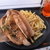 Veganer Hotdog  at Heuchelberger Warte in Leingarten