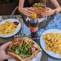 Mega Döner komplett Vegan at City Kebap in Feldkirch