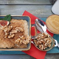 Porridge Zimt & Apfelmus at Frau Antje's in Babenhausen