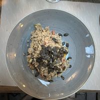 Vegetable "ričota"  at Most in Ljubljana