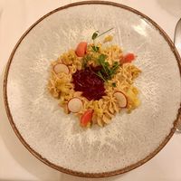 Home made hummus  at Most in Ljubljana