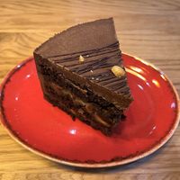 Boring chocolate cake 🙂  at Good Food Bowl in Moscow