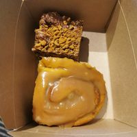Rockyroad And an apple cake with caramel at Babyfaced Baker in Edinburgh