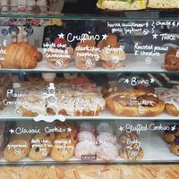 So many vegan options 😋 at Babyfaced Baker in Edinburgh