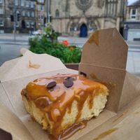 Banoffee bun at Babyfaced Baker in Edinburgh