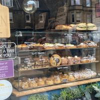 Pastries both vegan & non vegan   at Babyfaced Baker in Edinburgh