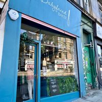 Exterior of the bakery   at Babyfaced Baker in Edinburgh